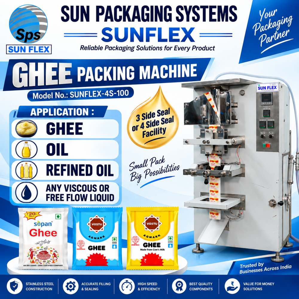 Ghee Pouch Packing Machine - Automatic Grade: Automatic