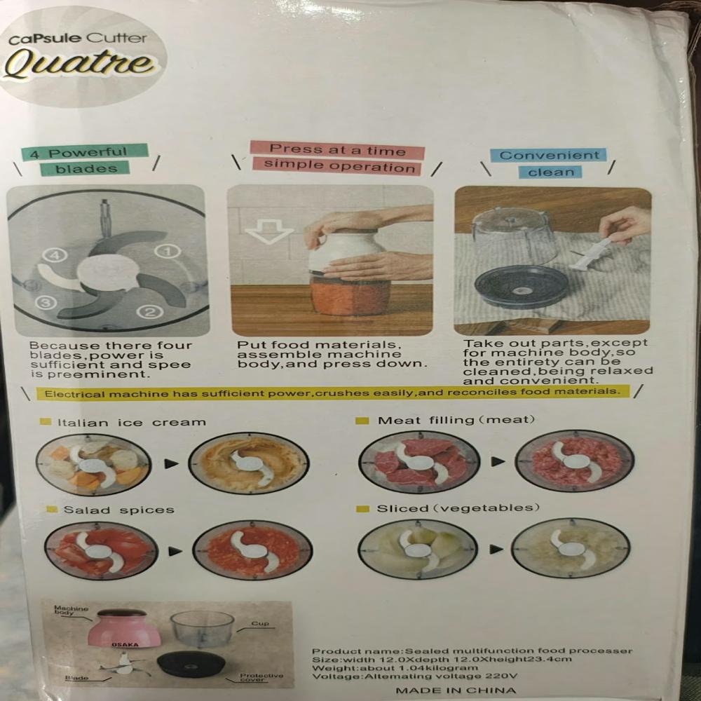Electric Food Chopper