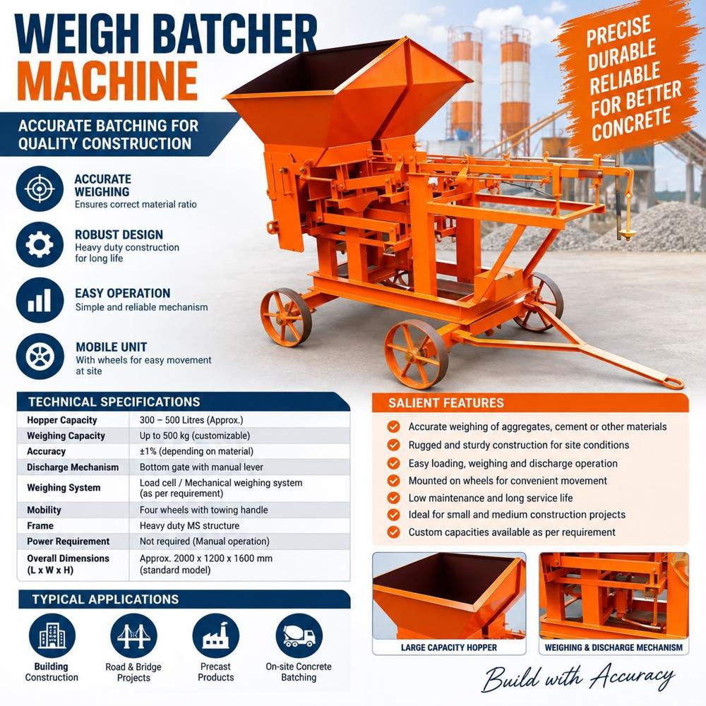 Weigh Batcher Machine - Application: Road Work