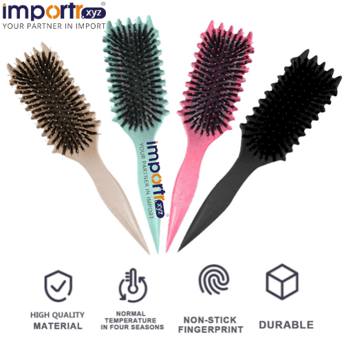 Boar Bristle Brush - Feature: Gentle Scalp Exfoliation