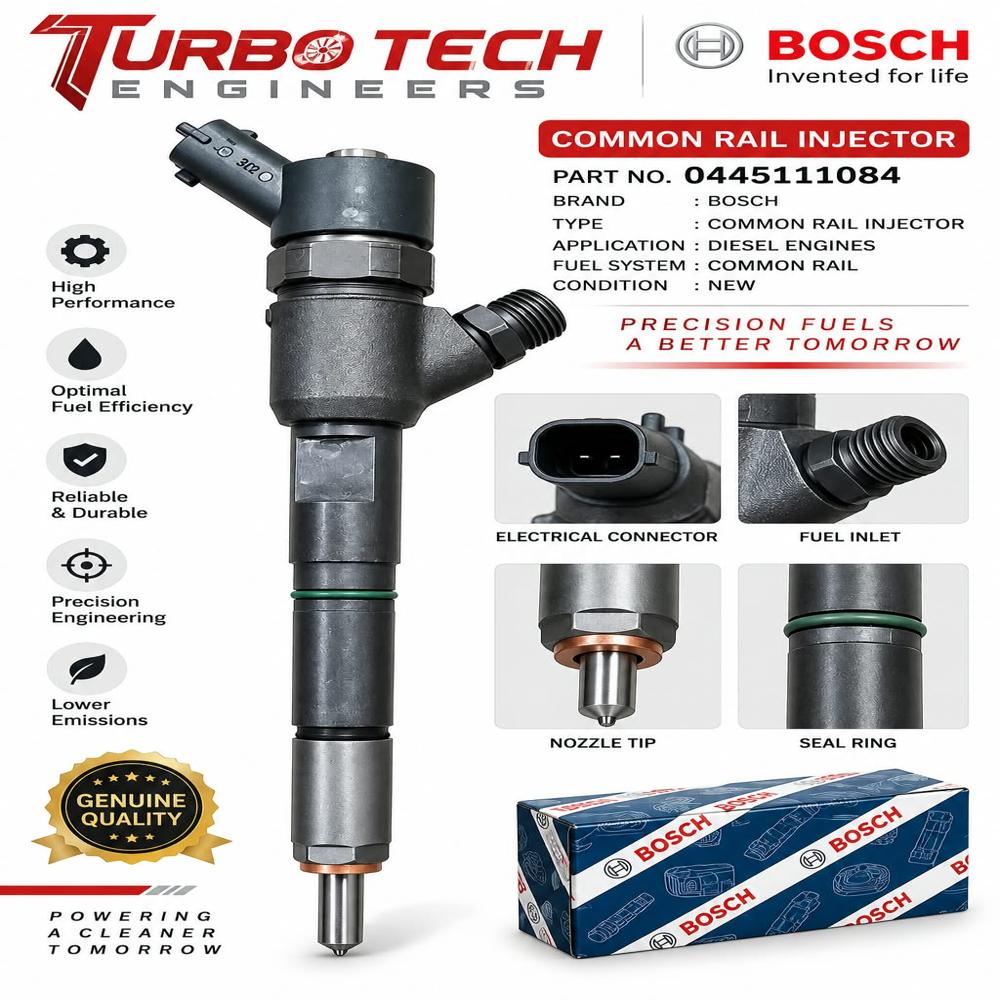 Bosch Common Rail Injector 0445111084 - Dimension (L*W*H): 5 Meter (M)