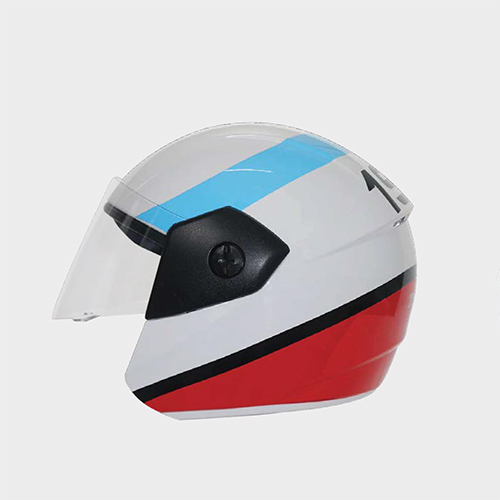 KH540WBR White and Blue Kids Helmet