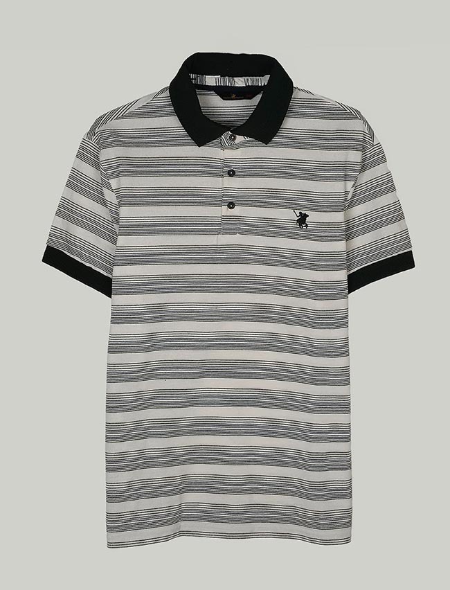 M11772 | YORK TEAM POLO CLUB Mens Jacquard Polos