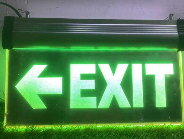 Acrylic LED Sign Board Double Side