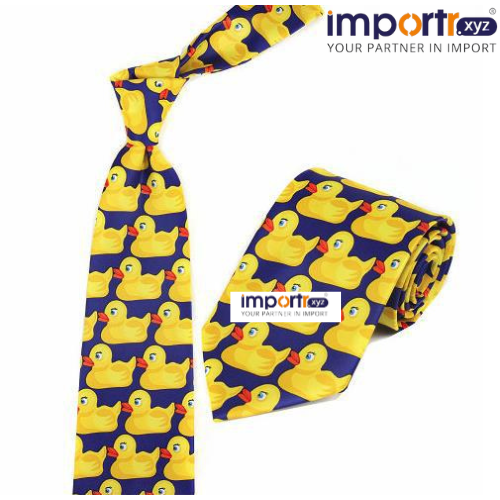 Men'S Tie - Color: Little Yellow Duck