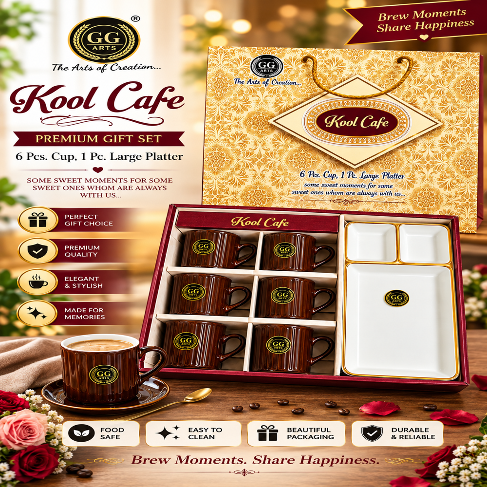 Kool Cafe Tea Cup - Ceramic Type: Premium Quality Ceramic T