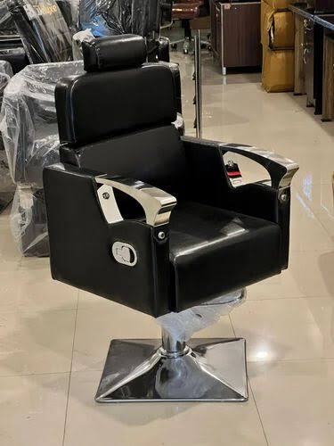 Hydraulic Salon Styling Chair - Backrest Height: Approx. 50 Cm
