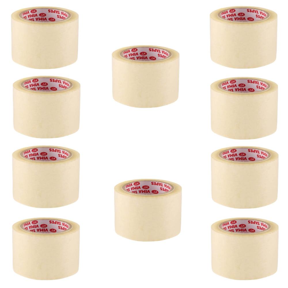 Brown, White Bopp Packaging Tapes