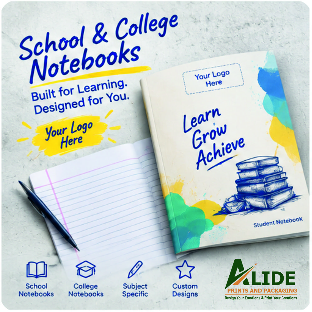 School Notebook - Binding: Central Stitching