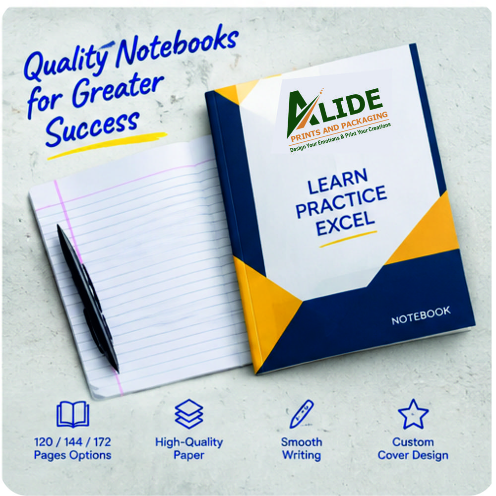 School Notebook - Binding: Central Stitching