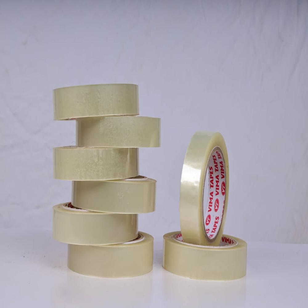 Waterproof Plain Bopp Tape - Color: Transparent