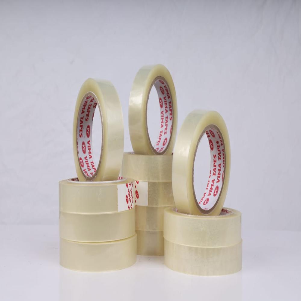 Waterproof Plain Bopp Tape - Color: Transparent