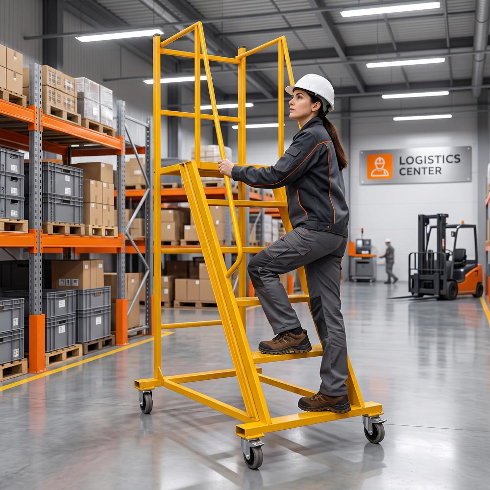 FRP Trolley Ladder Manufacturer