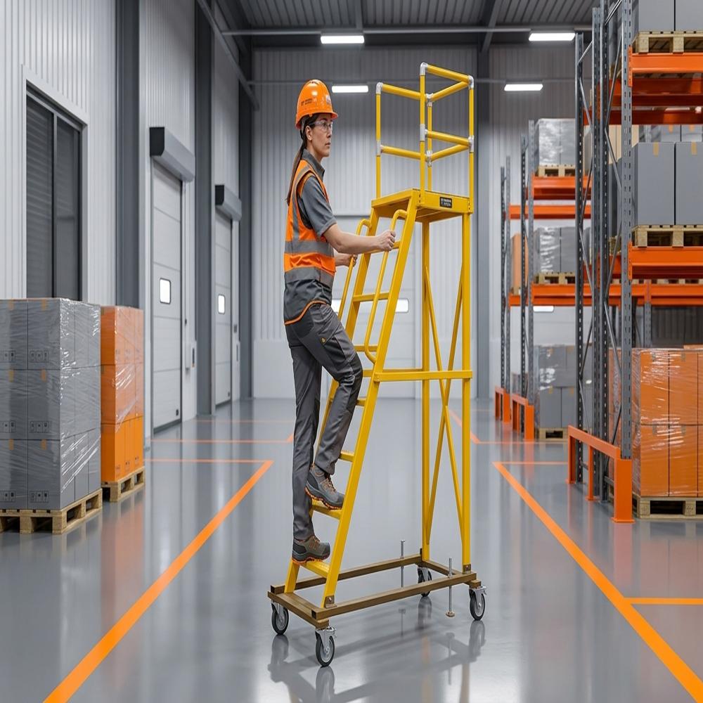 FRP Trolley Ladder Manufacturer