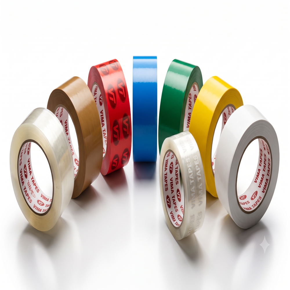 Multicolor Bopp Plastic Tape