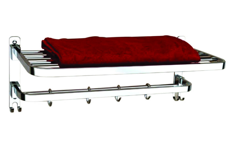 Double Decker Folding Towel Rack