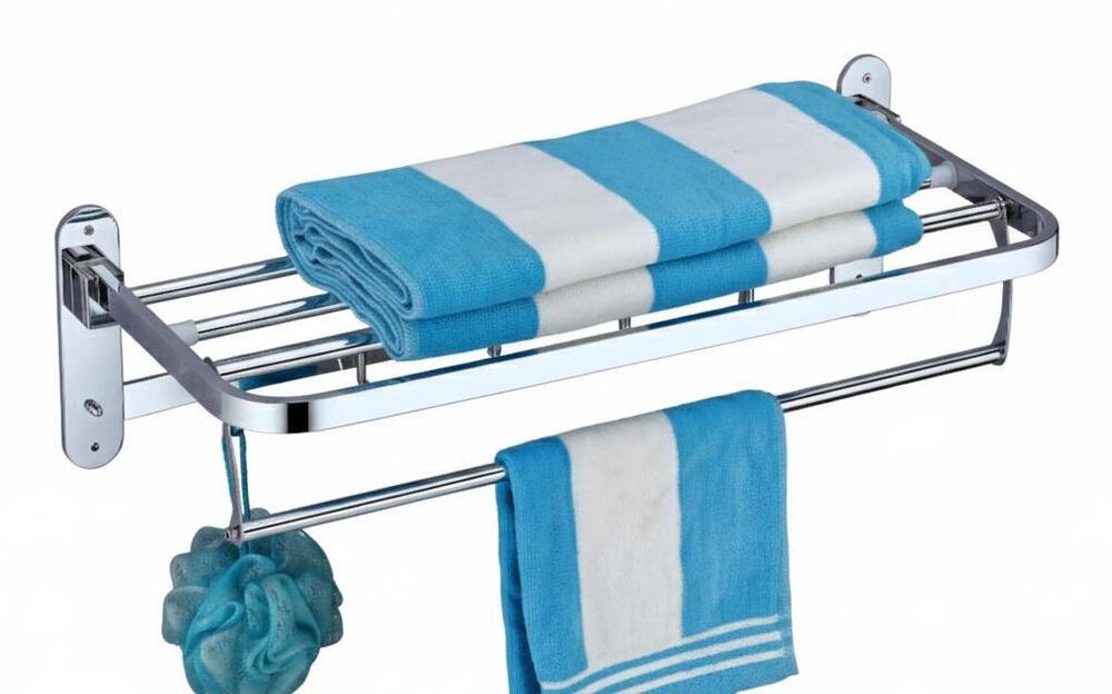 X Shape Folding Towel Rack