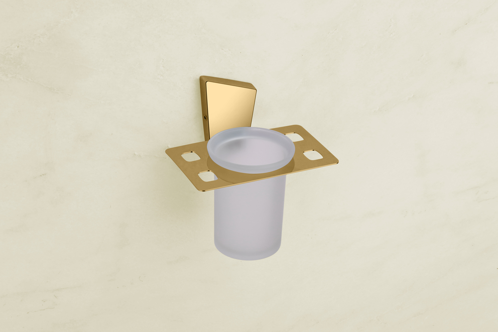 Gold PVD Nexa Tumbler Holder