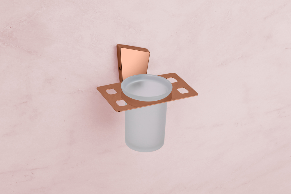 Rosegold PVD Nexa Tumbler Holder