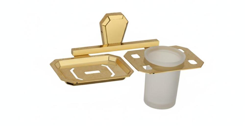 Gold PVD Apex Soap With Tumbler