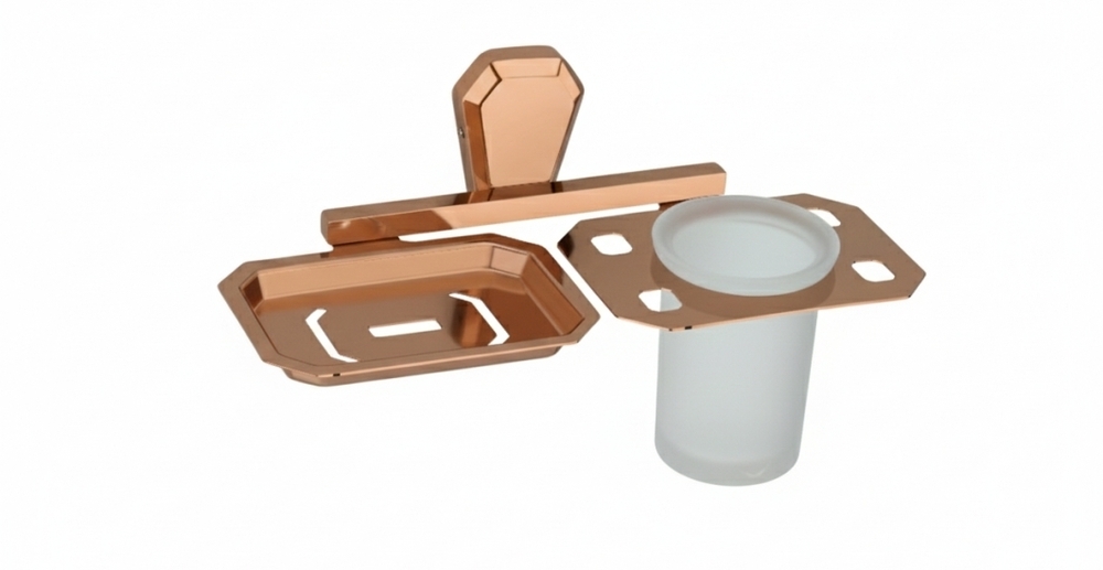 Rosegold PVD Apex Soap With Tumbler