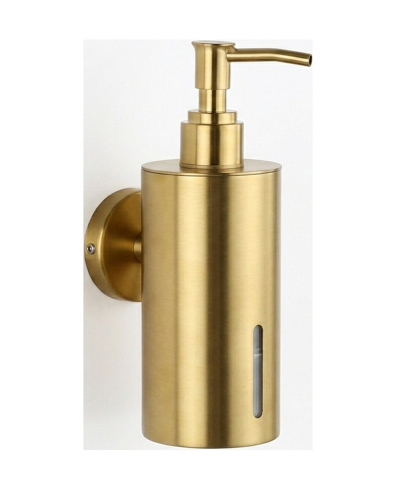 Gold PVD Round Liquid Dispenser