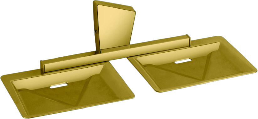 Nexa Double Soapdish Gold PVD
