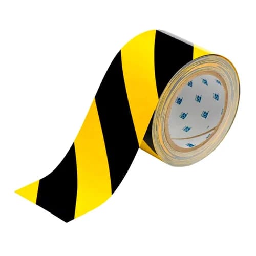 Floor Marking Tapes - Multicolor Adhesive Warning Strips | Single-sided Use, Ideal For Industrial Spaces