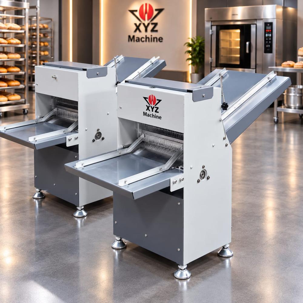 Bread Slicing Machine - Color: Yellow And Steel Finish