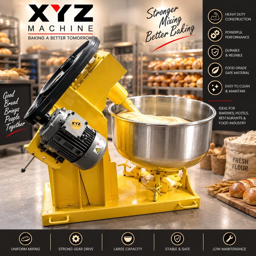 Dough Maker Machine - Capacity: 30 Kg
