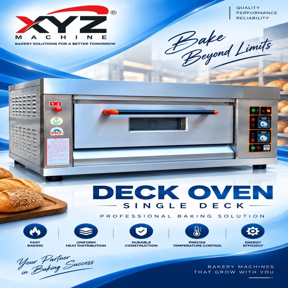 Single Deck Mild Steel Gas Oven