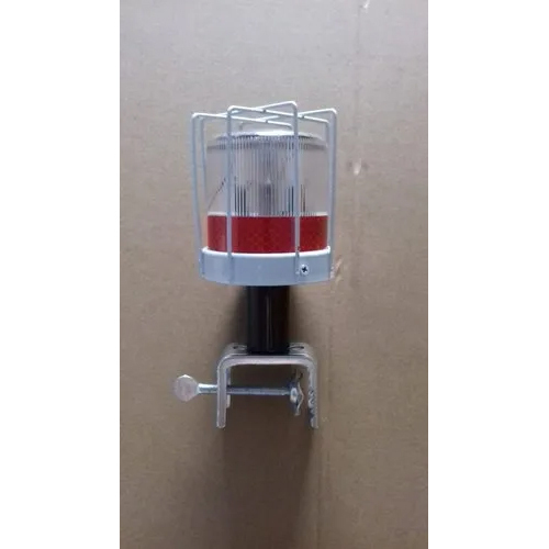 Barricade Solar Blinker - Red/grey Color | Road Safety Features, Durable Design, Energy Efficient