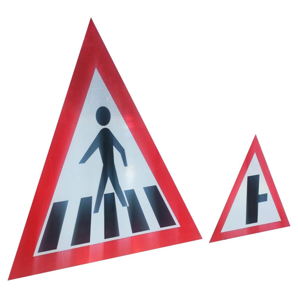 Ms Road Signs - Color: White And Red