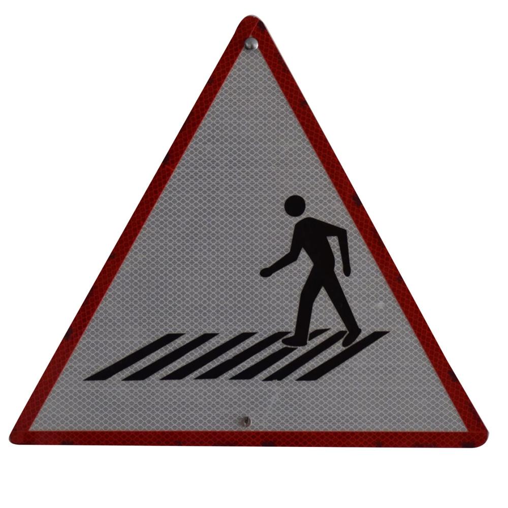 Ms Road Signs - Color: White And Red