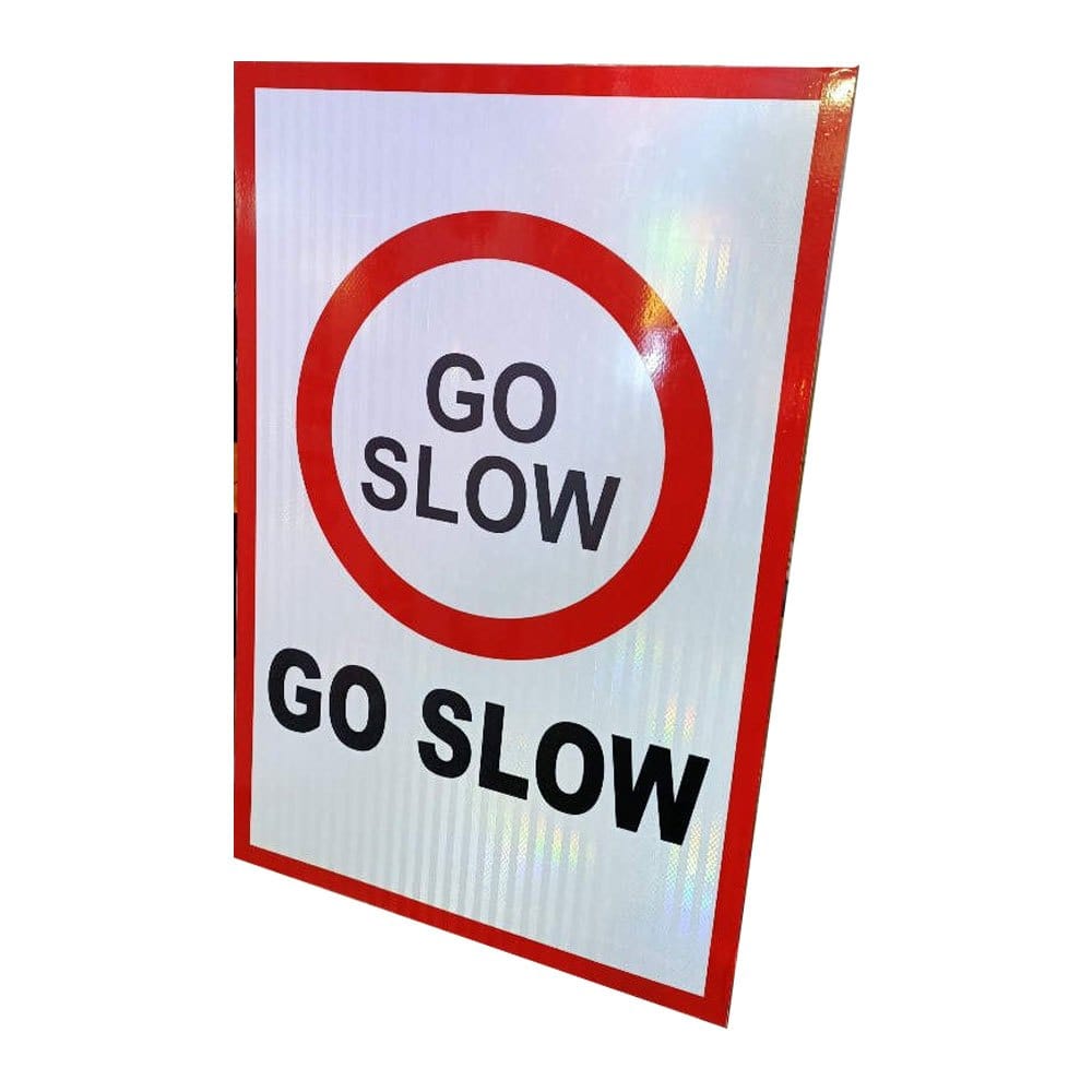 Ms Road Signs - Color: White And Red