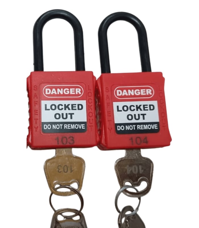 Safety Lockout Padlock - Material: Metal