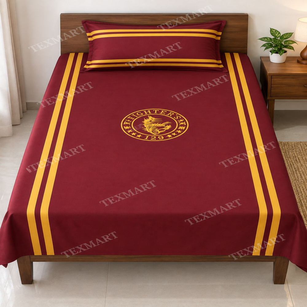 Customized Army Regimental Bedsheet