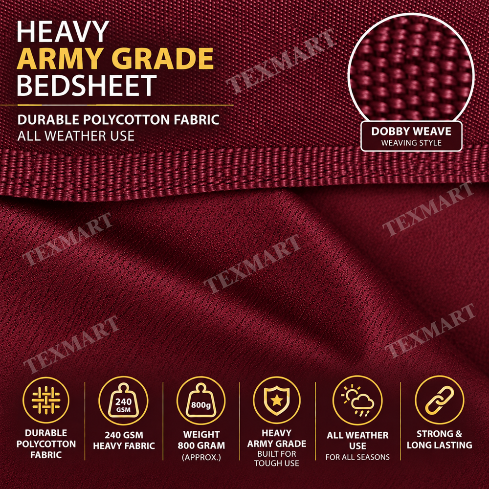 Customized Army Regimental Bedsheet