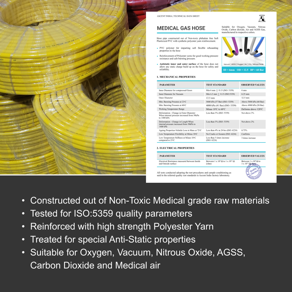 Medical Oxygen Gas Hose