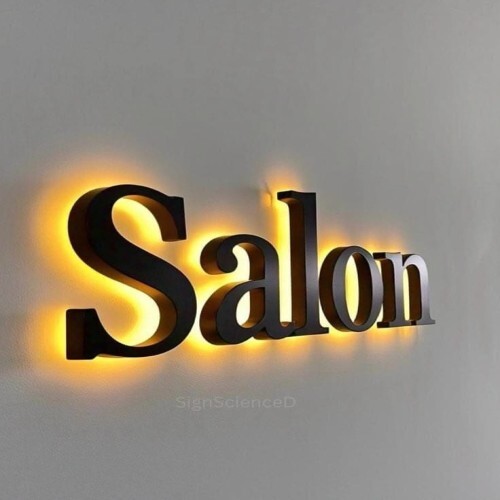 Glossy Stainless Steel SS 3D LED Letter