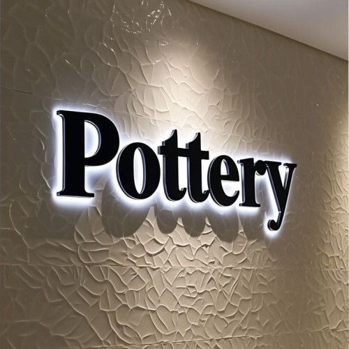 Glossy Stainless Steel SS 3D LED Letter
