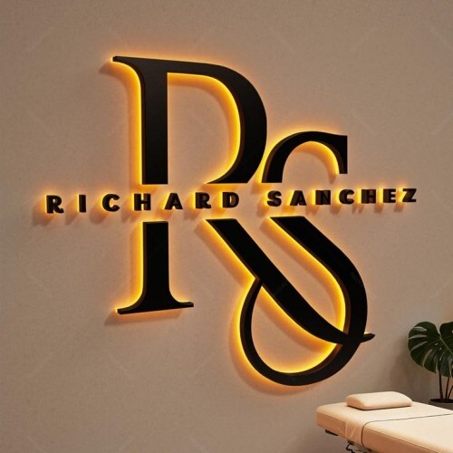 Metal 3D LED Letter