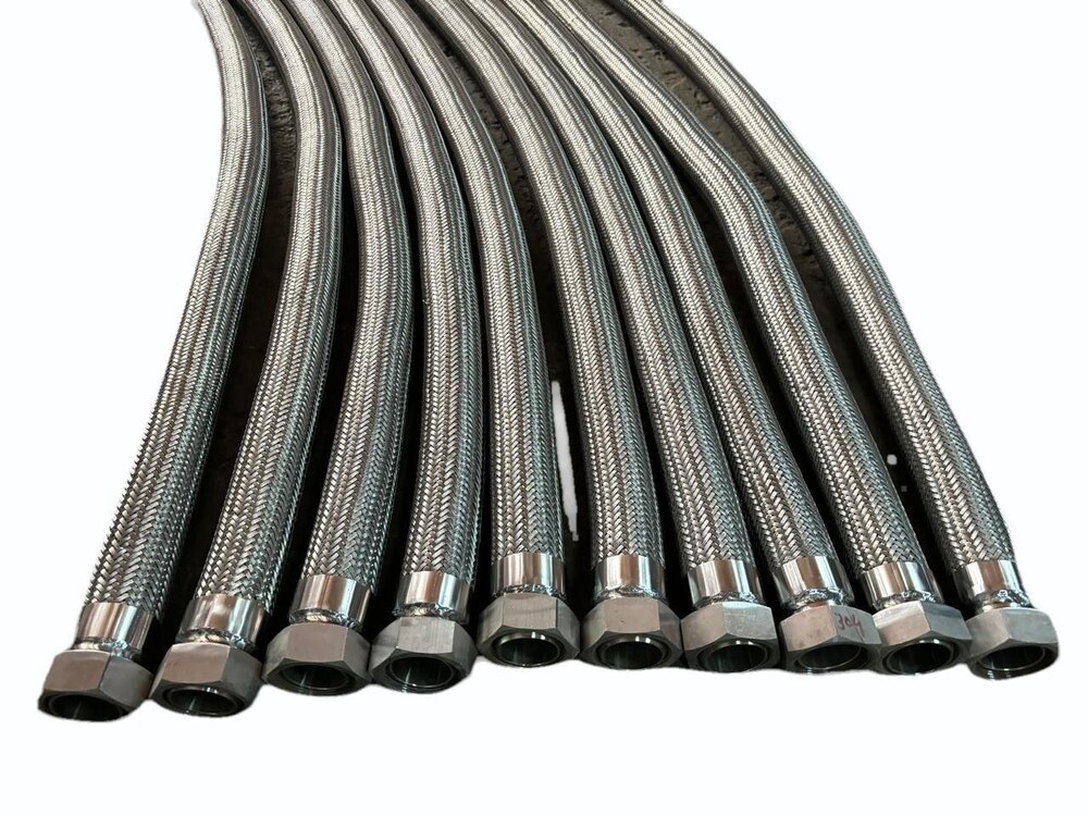 Stainless Steel Flexible Metal Hose - Color: Natural