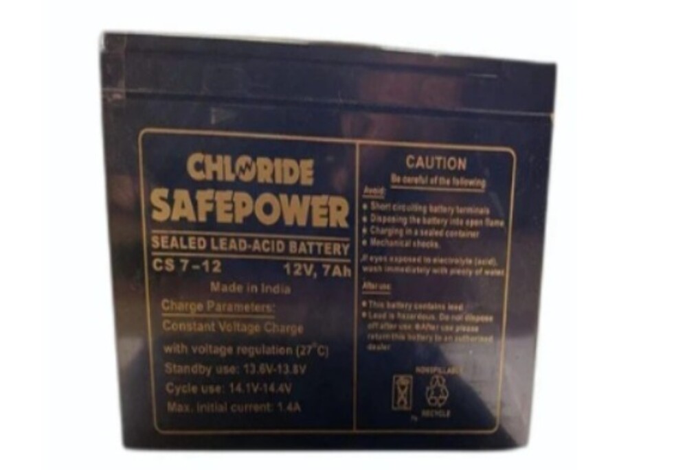 Exide Chloride Safepower CS7-12 UPS Battery