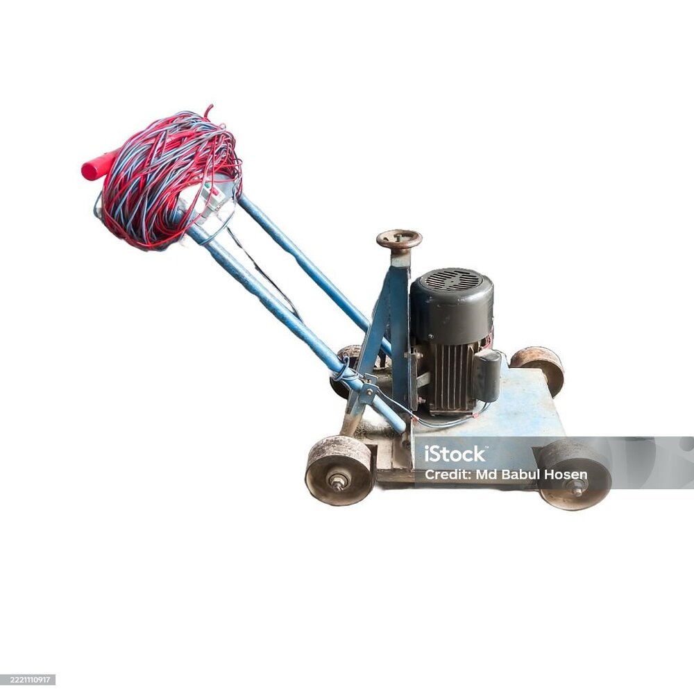 Floor Diamond Polishing Machine - Standard Size, 220v Voltage, 70 Lbs Weight | 1 Year Warranty, Optimal Finishing Performance