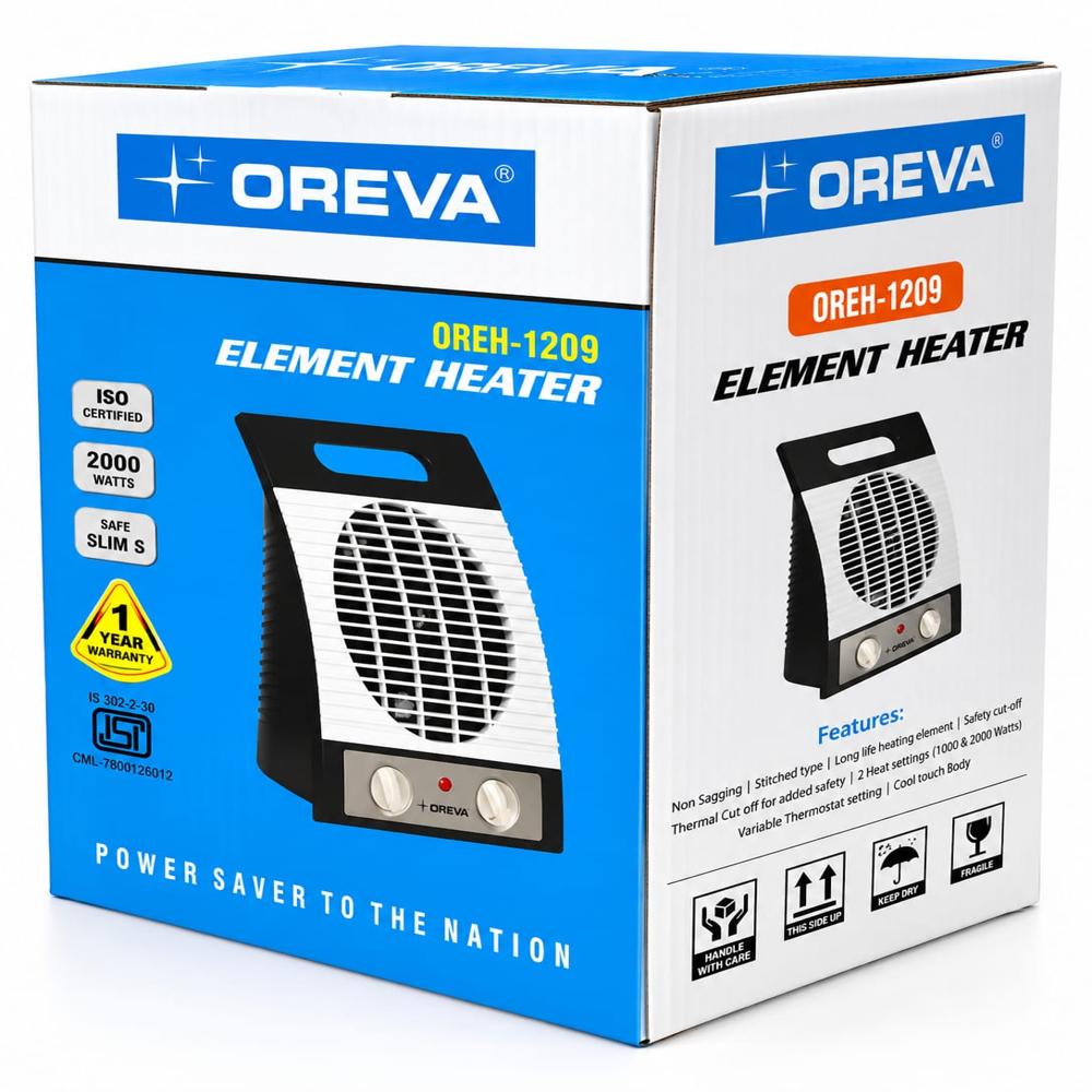 OREVA OREH-1209 Room Heater