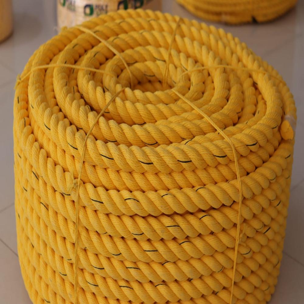 Polypropylene Re-Processing Ropes Smit Ropes - Color: Yellow Green