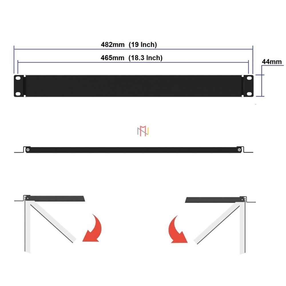 1u Blank Panels