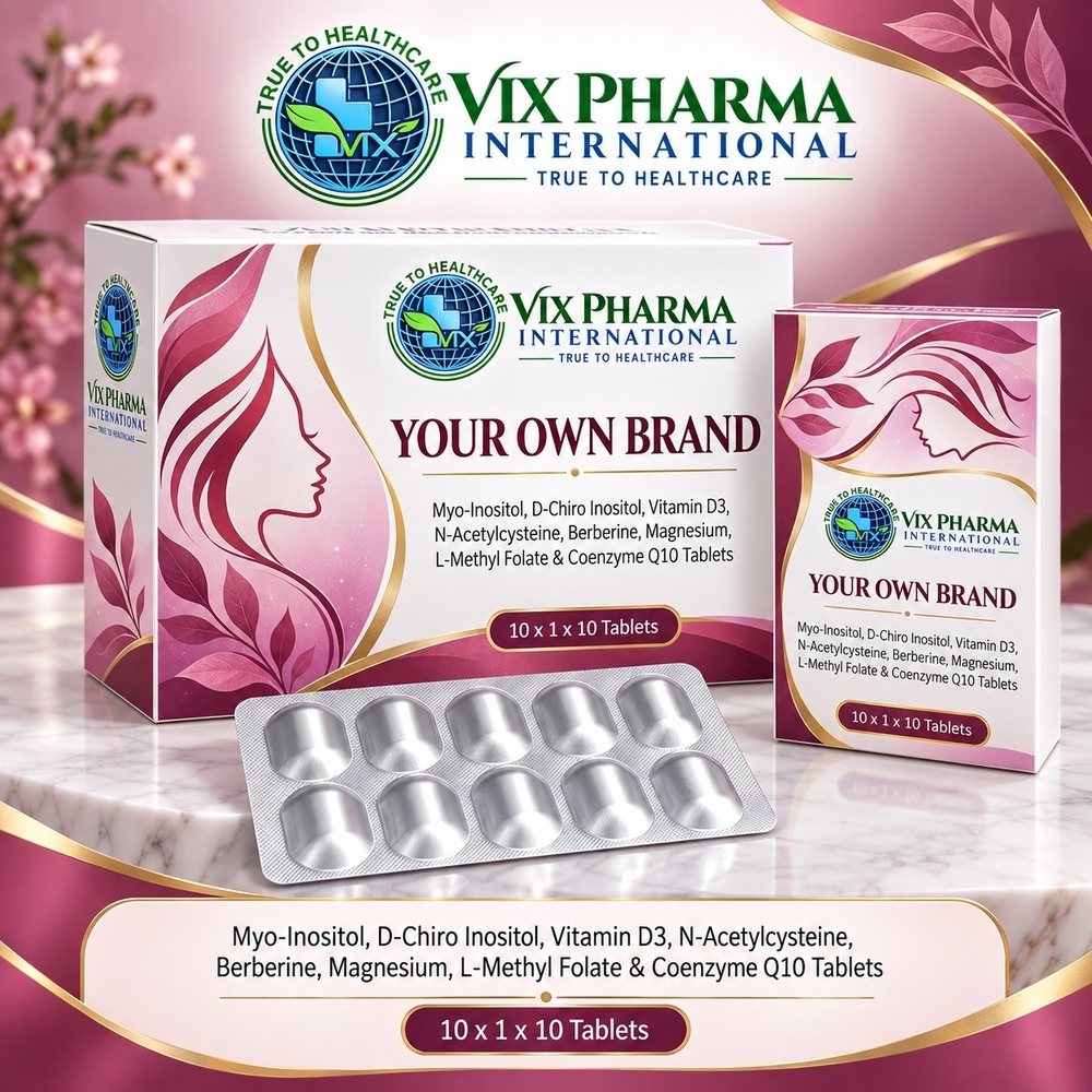 Myo Inositol D Chiro Inositol Vitamin D3 Coenzyme Q10 Tablets