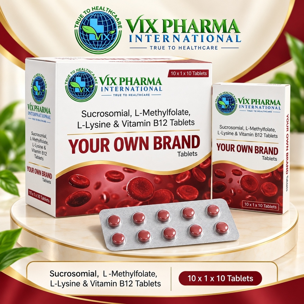 Sucrosomial L Methylfolate L Lysine And Vitamin B12 Tablets